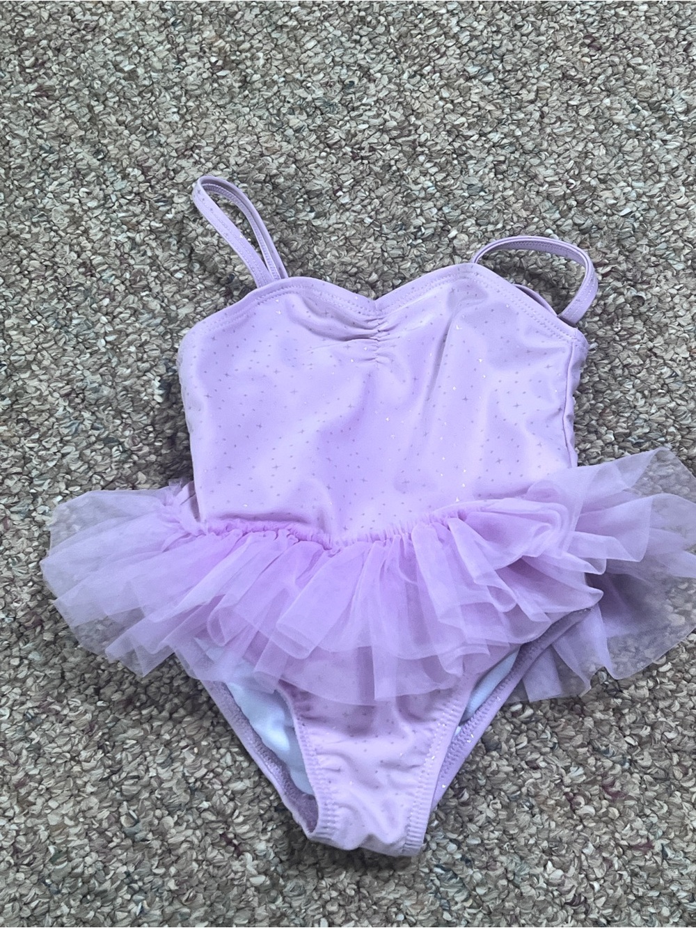 wonder nation Lilac Tutu Dance Leotard with Sparkle